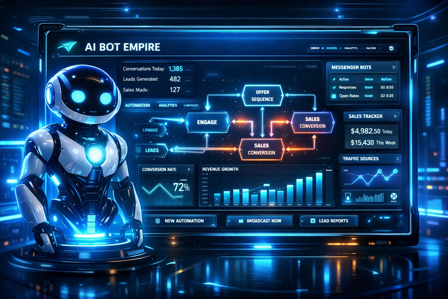 Chatbot Empire business automation image